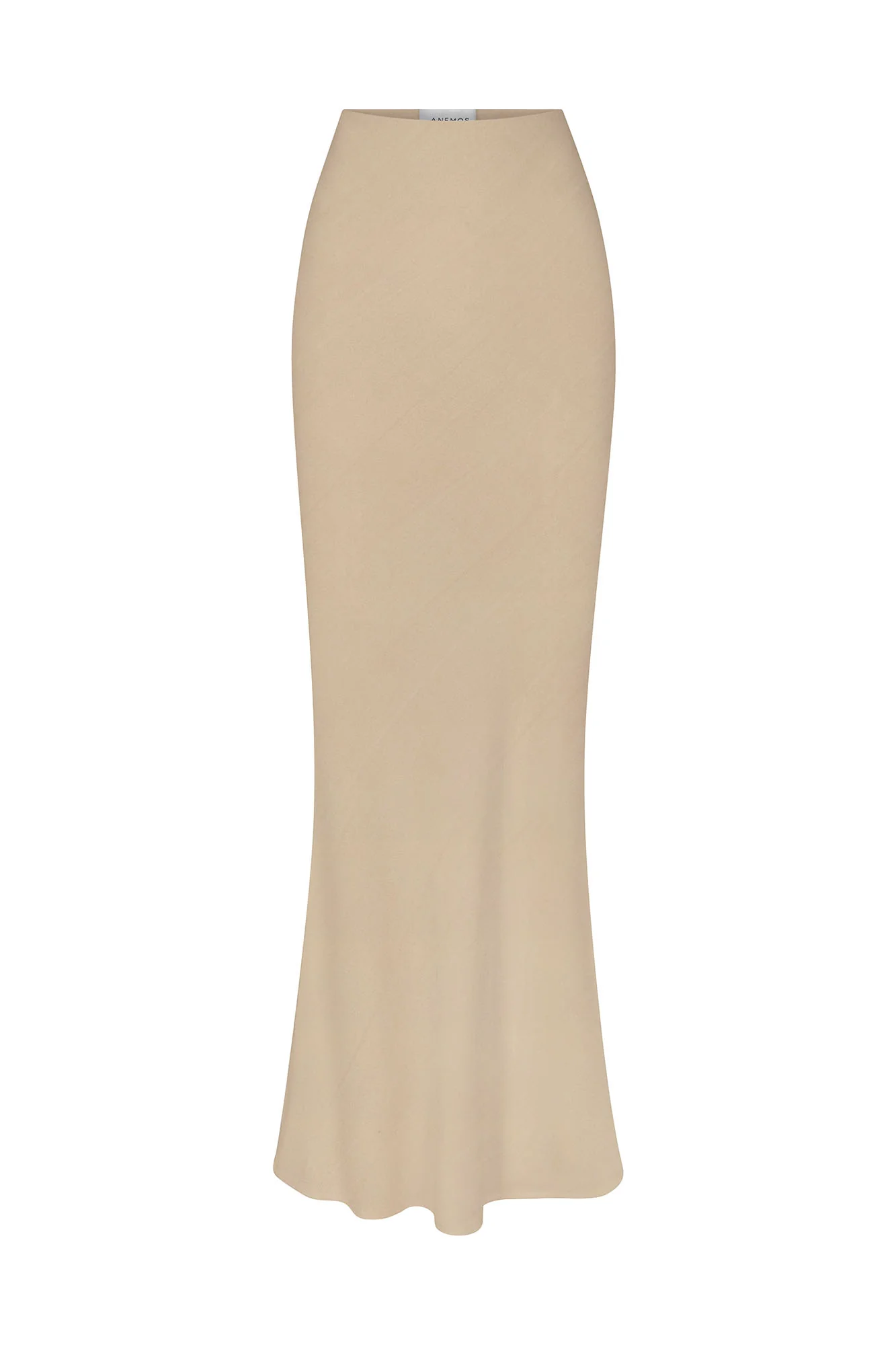 Bias-Cut Maxi Skirt in Stretch Twill - Image 4