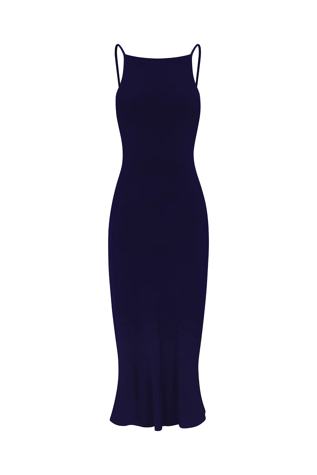 Gisele Bias-Cut Midi Dress in Stretch Twill - Image 6